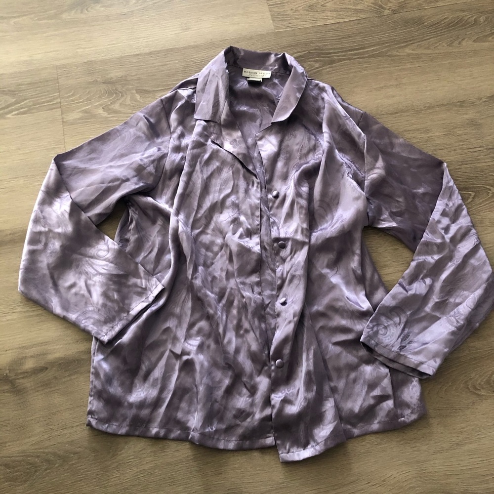 🎈5 for $20! Morgan Taylor Satin Pajama Top